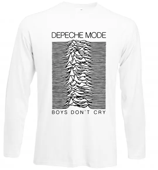 Лонгслів Boys don`t cry Білий фото