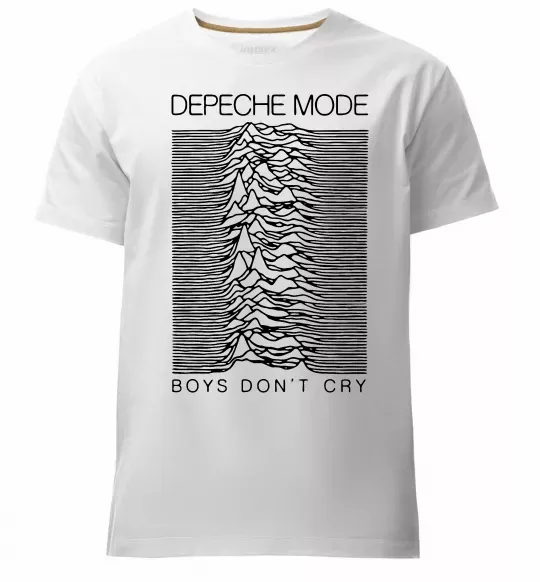 Мужская премиум футболка Boys don`t cry Белый фото