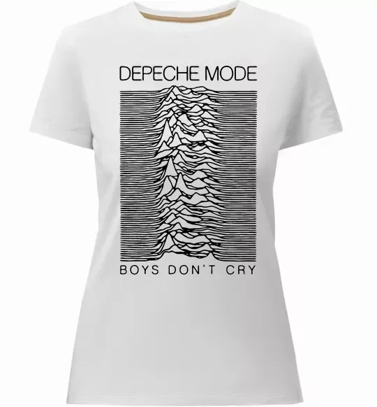 Жіноча преміум футболка Boys don`t cry Білий фото