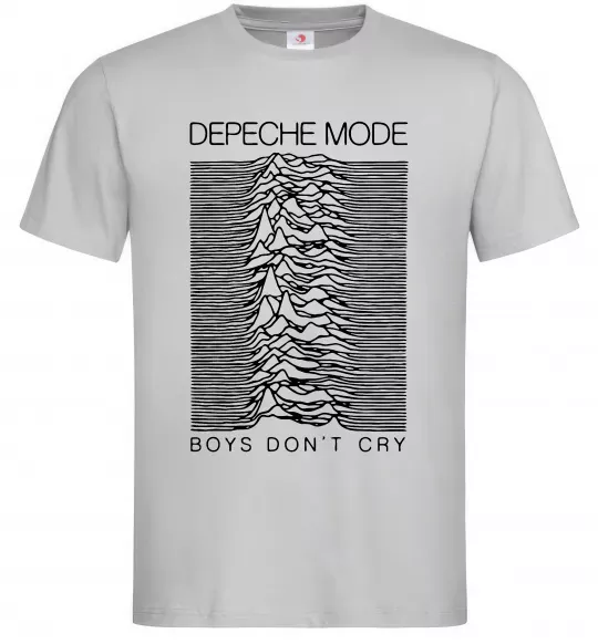 Чоловіча футболка Boys don`t cry Сірий фото