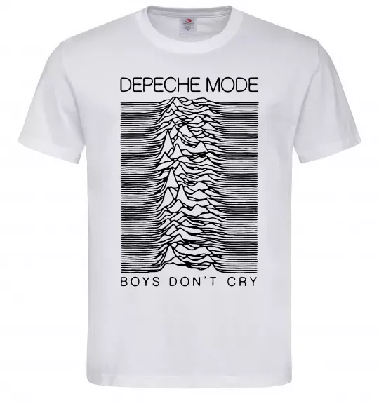 Чоловіча футболка Boys don`t cry Білий фото