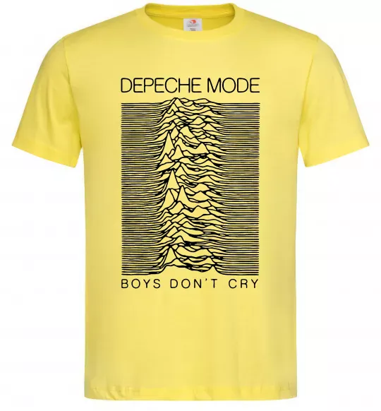Чоловіча футболка Boys don`t cry Лимонний фото