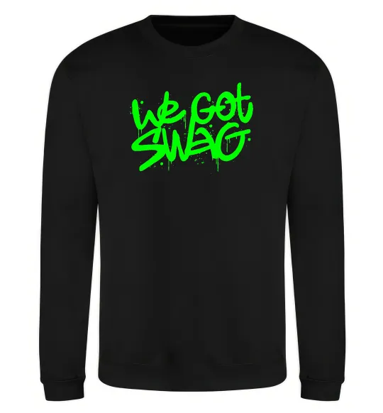 Світшот We got SWAG Чорний фото