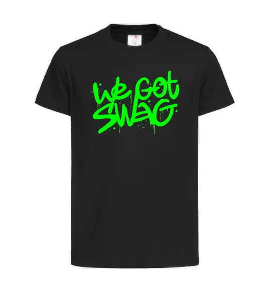 Дитяча футболка We got SWAG Чорний фото