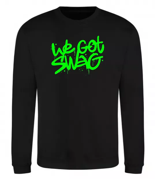 Свитшот We got SWAG Черный фото