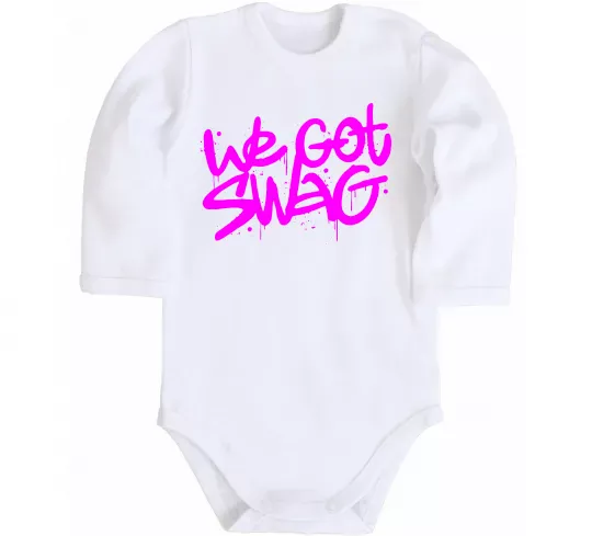 Дитячий бодік We got SWAG Білий фото