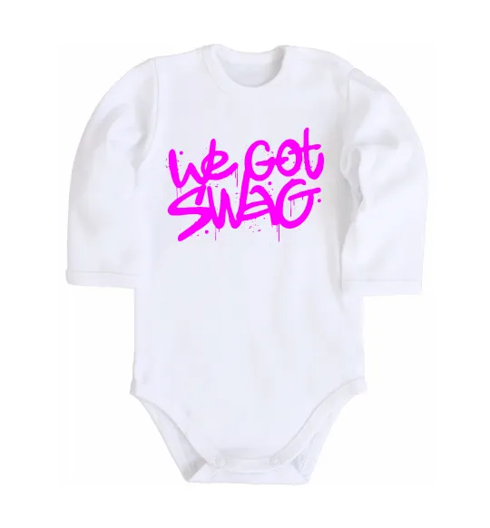 Дитячий бодік We got SWAG Білий фото