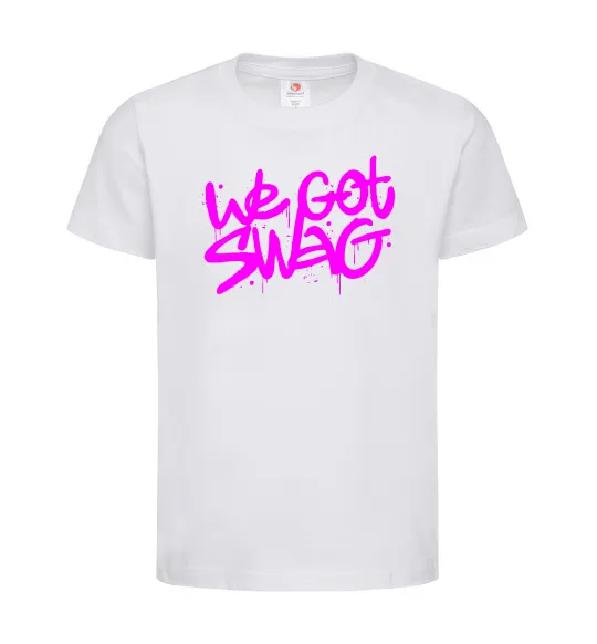 Дитяча футболка We got SWAG Білий фото