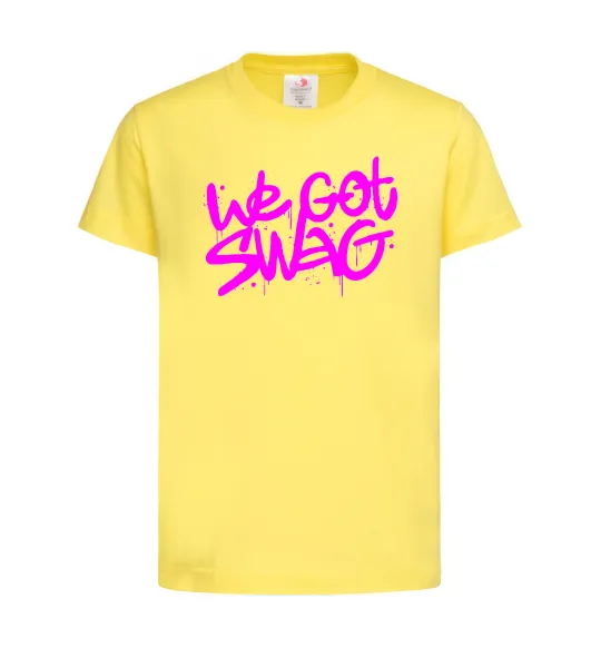 Дитяча футболка We got SWAG Лимонний фото