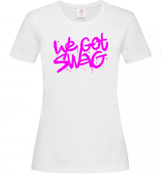Женская футболка We got SWAG Белый фото