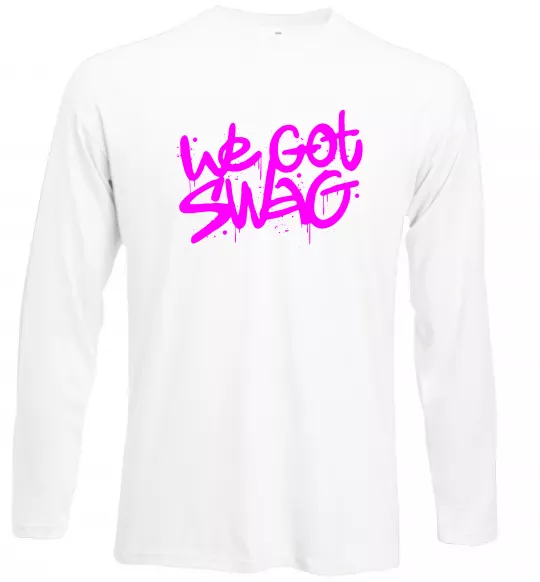 Лонгслив We got SWAG Белый фото