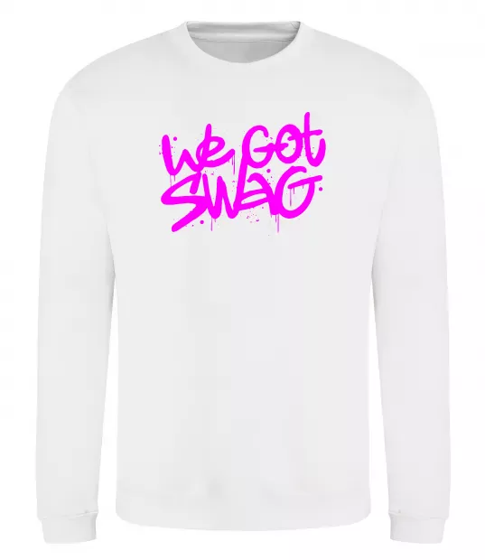 Свитшот We got SWAG Белый фото