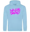 Чоловіча толстовка (худі) We got SWAG Блакитний фото