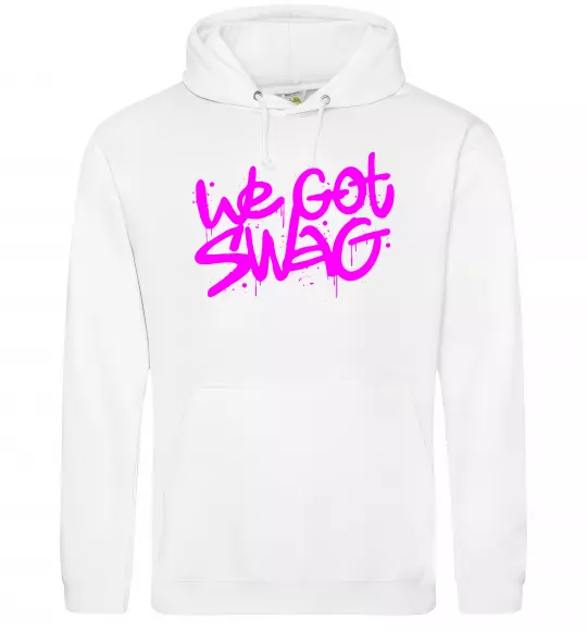 Жіноча толстовка (худі) We got SWAG Білий фото