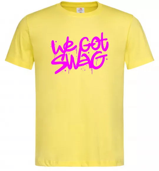 Мужская футболка We got SWAG Лимонный фото