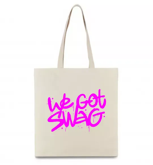 Еко-сумка We got SWAG Бежевий фото