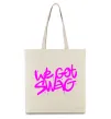 Еко-сумка We got SWAG Бежевий фото