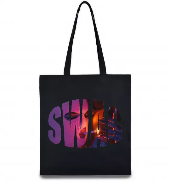 Эко-сумка SWAG балаклава Черный фото