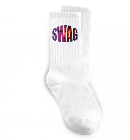 Носки SWAG балаклава Белый фото