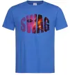 Чоловіча футболка SWAG балаклава Яскраво-синій фото