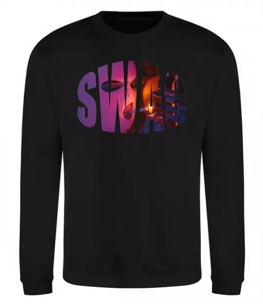 Свитшот SWAG балаклава Черный фото