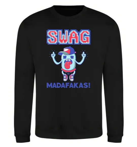 Свитшот SWAG Madafakas Черный фото