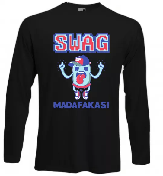 Лонгслів SWAG Madafakas Чорний фото