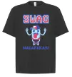 Футболка Оверсайз SWAG Madafakas Черный фото