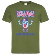 Мужская футболка SWAG Madafakas Оливковый фото