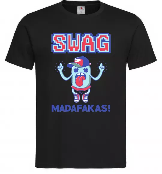 Мужская футболка SWAG Madafakas Черный фото