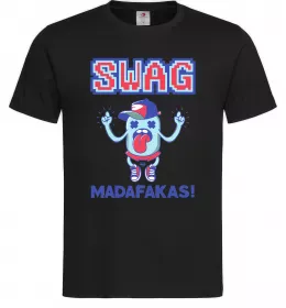 Мужская футболка SWAG Madafakas Черный фото