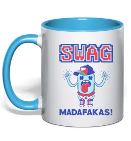 Чашка с цветной ручкой