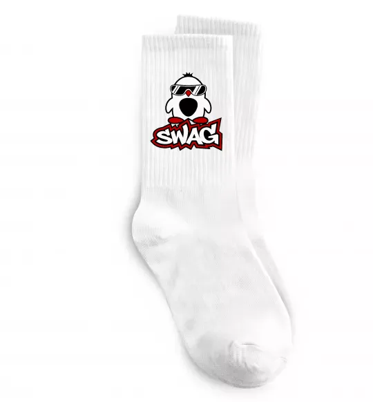 Носки Swag penguin Белый фото
