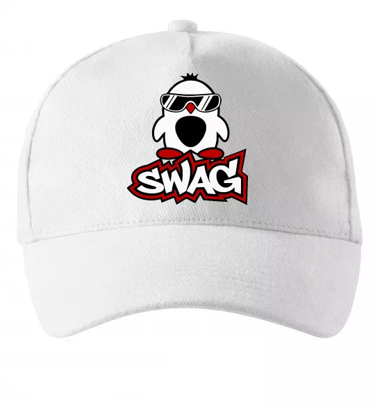 Кепка Swag penguin Білий фото