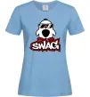 Женская футболка Swag penguin Голубой фото