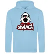 Мужская толстовка (худи) Swag penguin Голубой фото