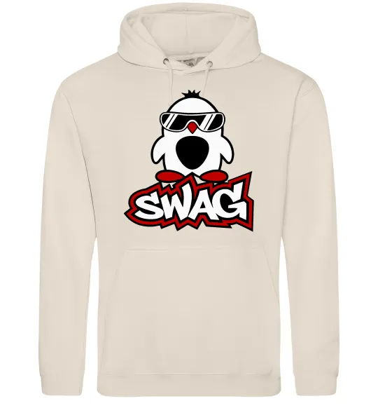 Мужская толстовка (худи) Swag penguin Таш фото