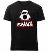 Чоловіча преміум футболка Swag penguin Чорний фото