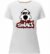 Женская премиум футболка Swag penguin Белый фото