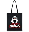 Еко-сумка Swag penguin Чорний фото
