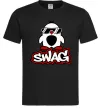 Чоловіча футболка Swag penguin Чорний фото