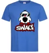 Чоловіча футболка Swag penguin Яскраво-синій фото