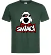 Чоловіча футболка Swag penguin Темно-зелений фото