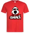 Чоловіча футболка Swag penguin Червоний фото