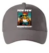 Кепка Pew Pew gangsta chicken Серый фото