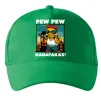Кепка Pew Pew gangsta chicken Зеленый фото