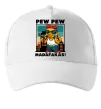 Кепка Pew Pew gangsta chicken Белый фото