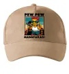 Кепка Pew Pew gangsta chicken Песочный фото