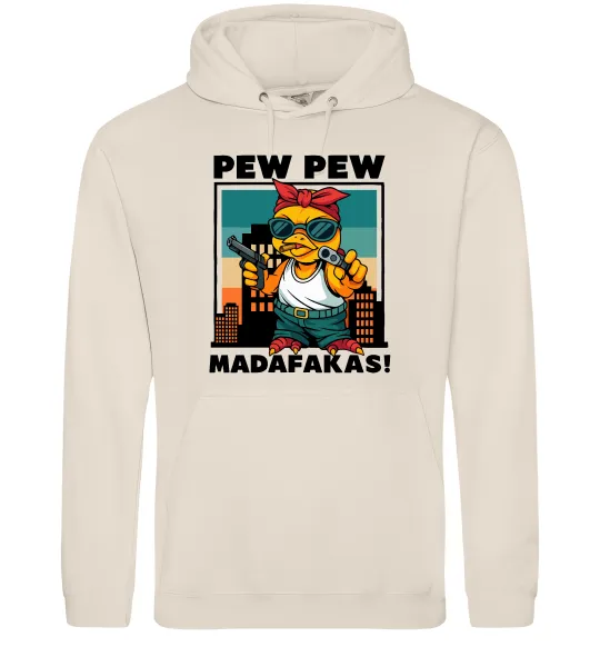 Чоловіча толстовка (худі) Pew Pew gangsta chicken Таш фото
