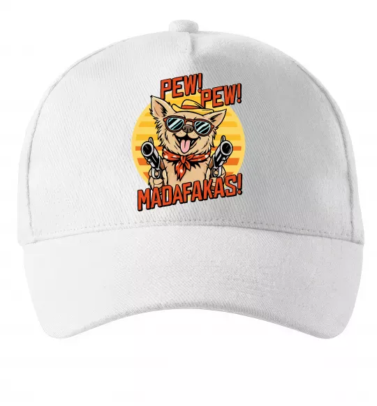 Кепка Pew Pew dog Белый фото